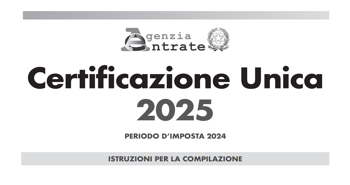 Certificazione Unica 2025